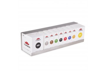HACCP voordeel set 9 wateroplosbare stickers met RVS Houder